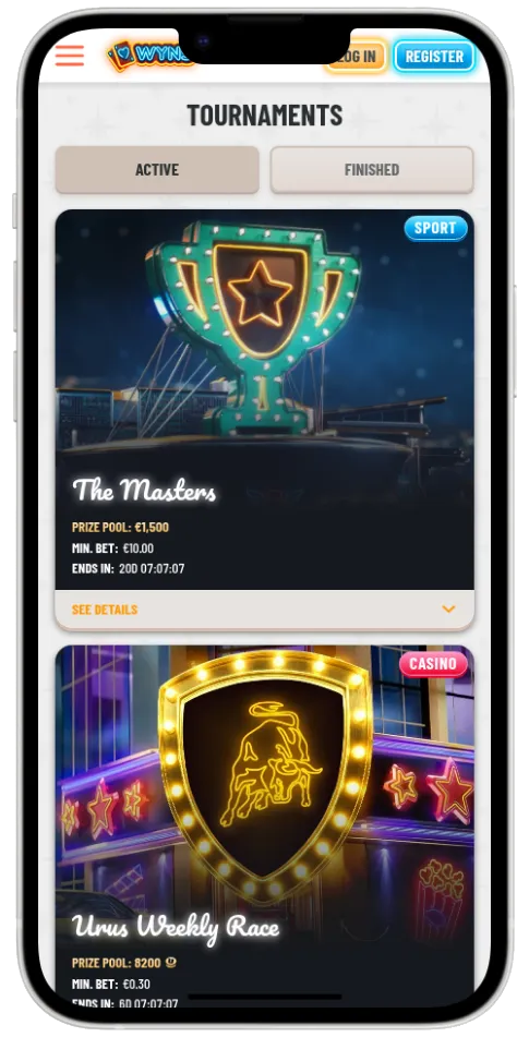 Wyns Casino special promotions and tournaments
